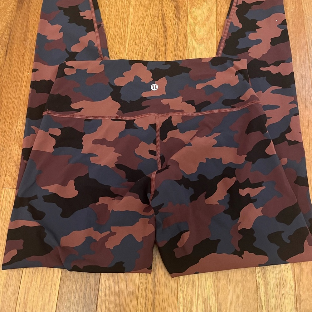 lululemon athletica Camo Leggings - Brown and Black